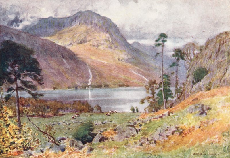 Lake District: (színes litográfia) alkotó: Alfred Heaton Cooper