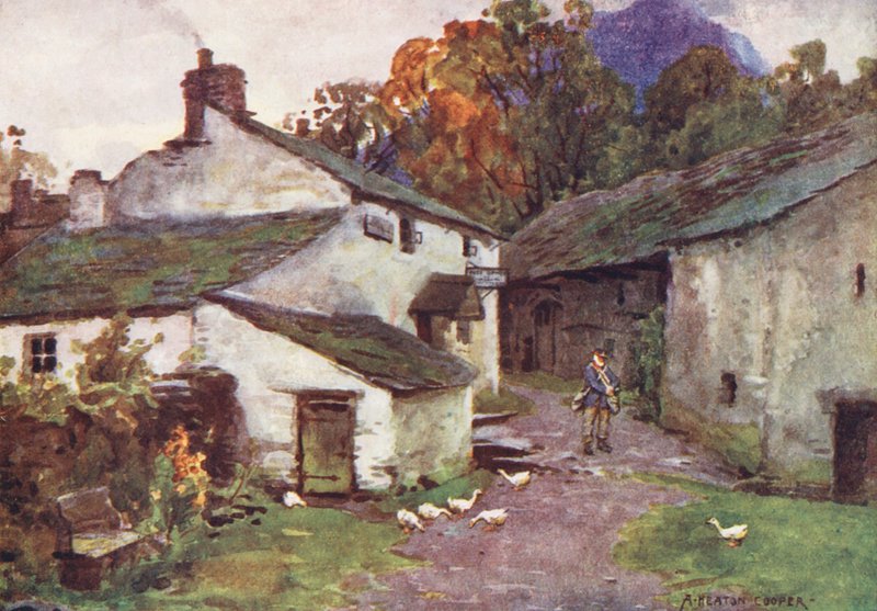 Lake District: Loweswater (színes litográfia) alkotó: Alfred Heaton Cooper