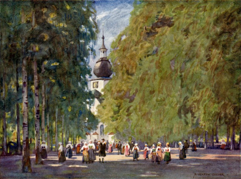 Leksand templom alkotó: Alfred Heaton Cooper