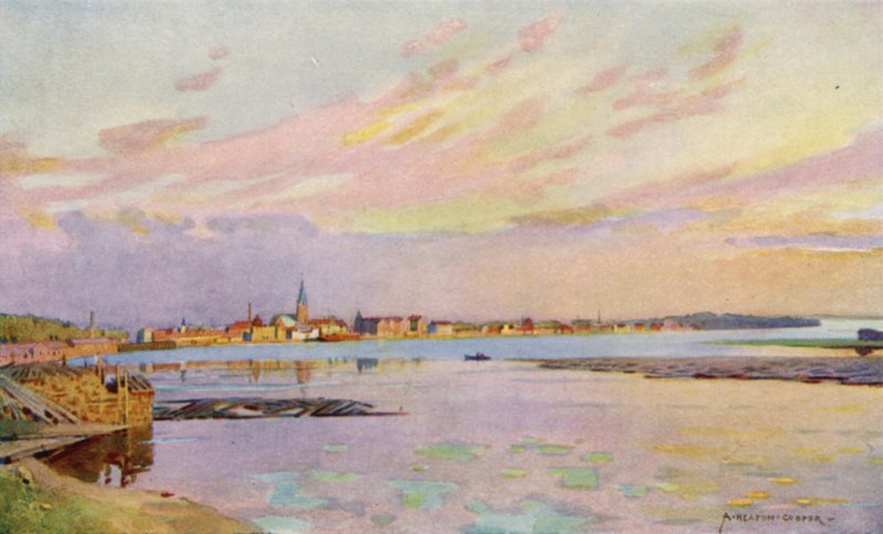 Lulea, Lappföld, a vasérc exportkikötője alkotó: Alfred Heaton Cooper