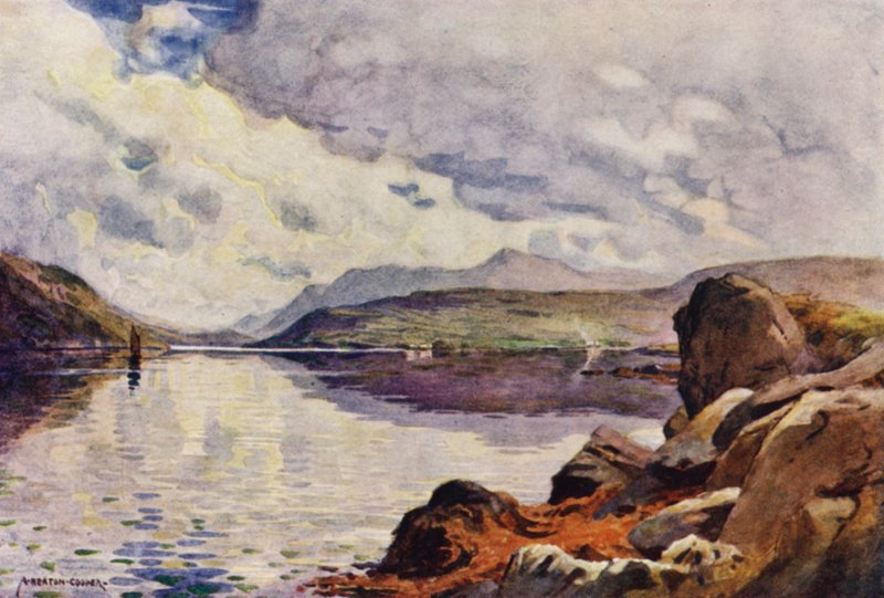 A reggeli égbolt tükre, Killary Harbor alkotó: Alfred Heaton Cooper