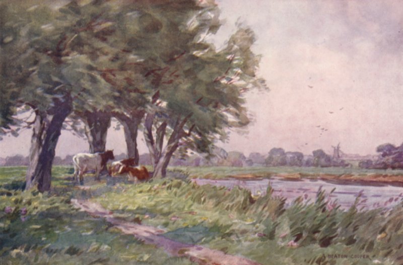Délben a Stour-on, Suffolk alkotó: Alfred Heaton Cooper