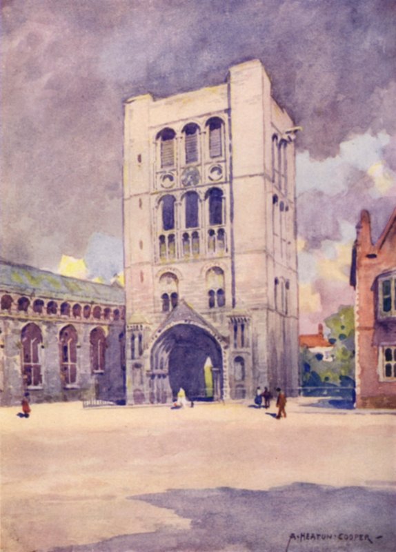 Norman Tower, Bury St Edmunds, Suffolk alkotó: Alfred Heaton Cooper