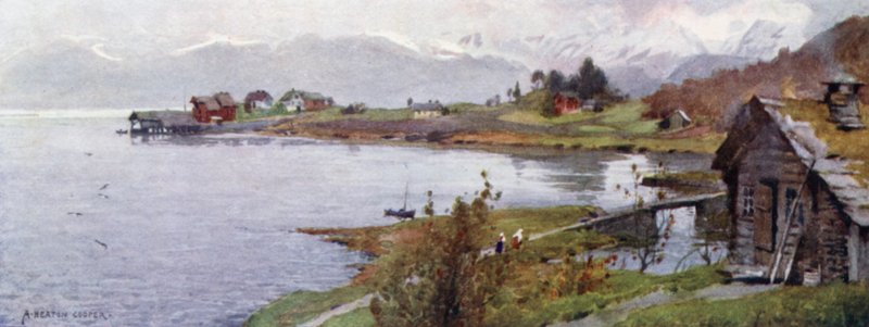 Ostenso, Hardanger-fjord alkotó: Alfred Heaton Cooper