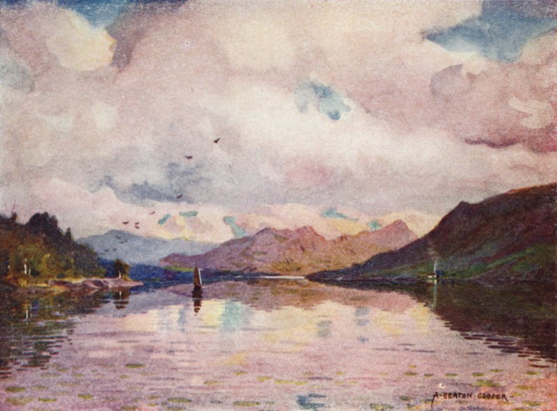 Reflexiók, Kylemore Lough alkotó: Alfred Heaton Cooper