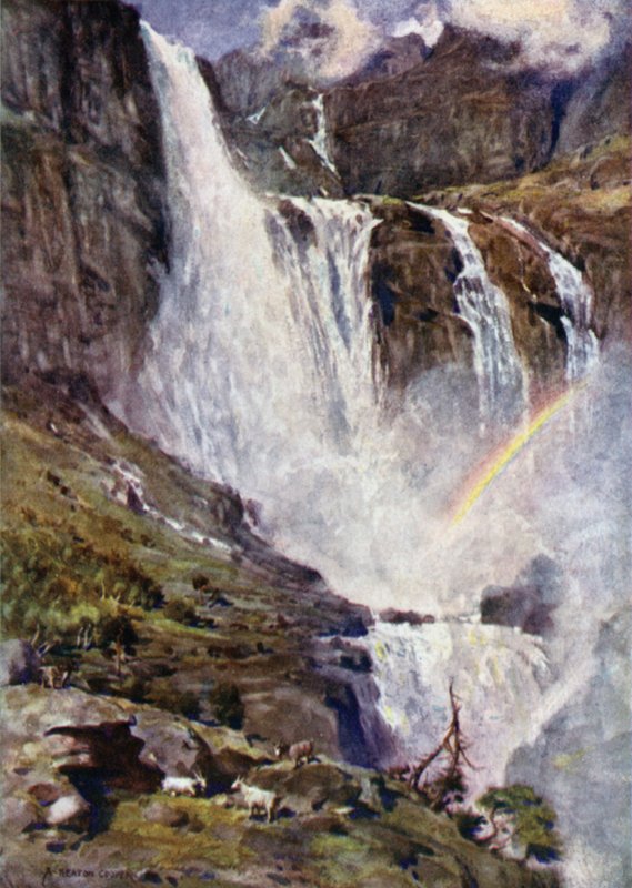 Skjaeggedalsfos, Hardanger-fjord alkotó: Alfred Heaton Cooper