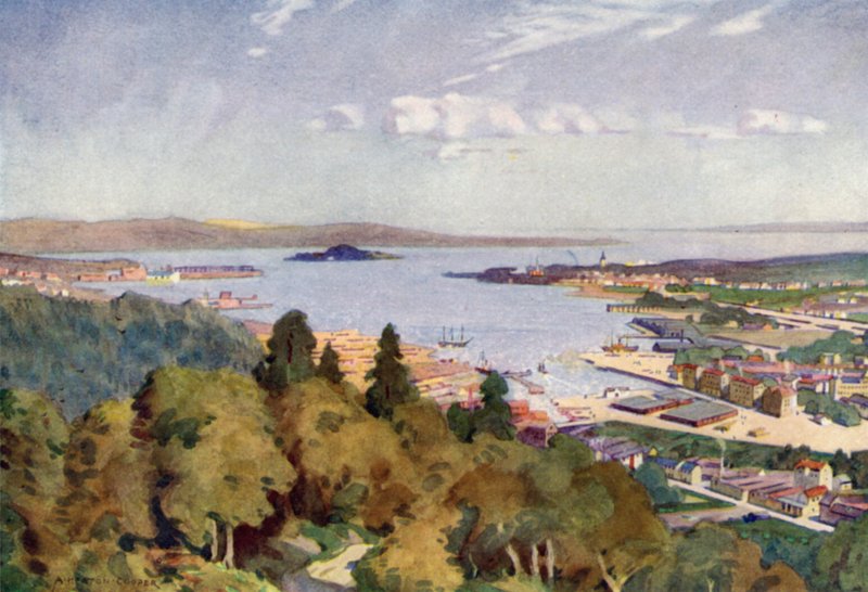 Sundsvall, egy nagy balti fakikötő alkotó: Alfred Heaton Cooper