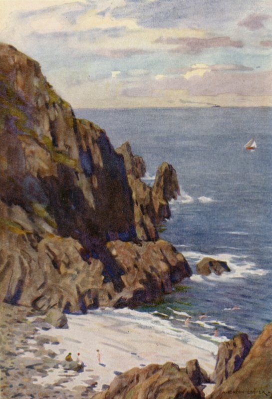 A Kullen-sziklák, Molle, a Kattegatton alkotó: Alfred Heaton Cooper