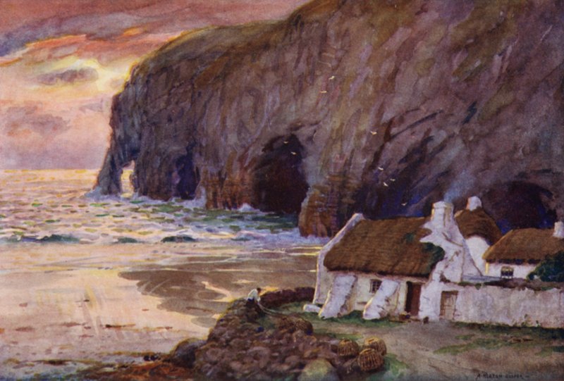 Ballybunnion tengeri barlangjai, Kerry megye alkotó: Alfred Heaton Cooper