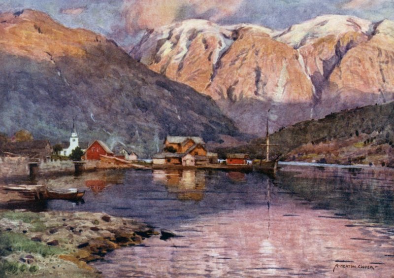 Ulvik, Hardanger-fjord alkotó: Alfred Heaton Cooper