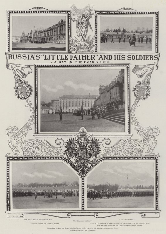 Oroszország kispapa és katonái alkotó: Alfred Hugh Fisher