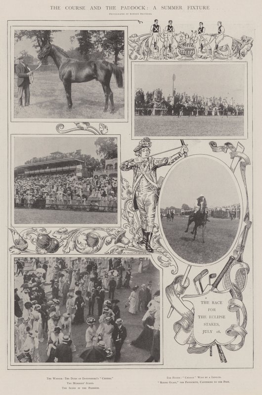 The Course and the Paddock, nyári meccs alkotó: Alfred Hugh Fisher