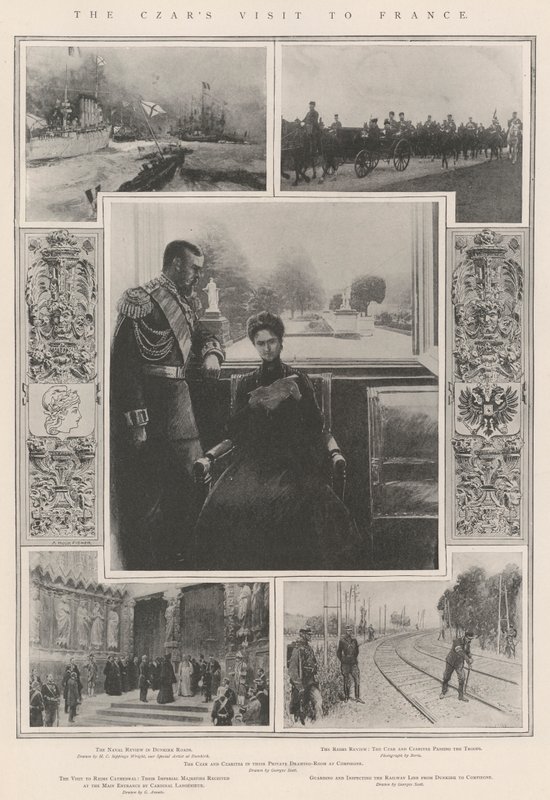 A cár franciaországi látogatása alkotó: Alfred Hugh Fisher