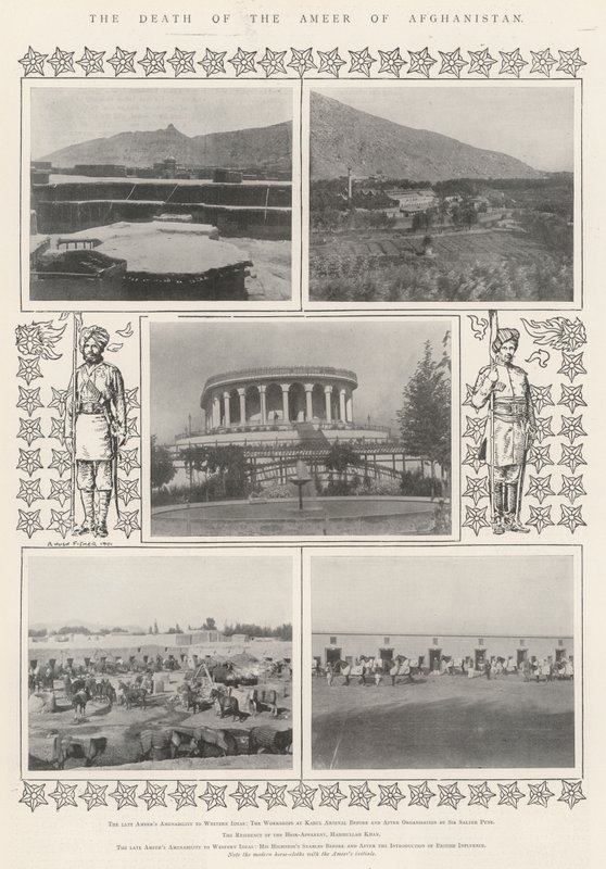 Afganisztán Ameer halála alkotó: Alfred Hugh Fisher