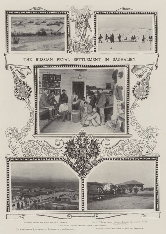Az orosz büntetés-végrehajtás Saghalienben alkotó: Alfred Hugh Fisher