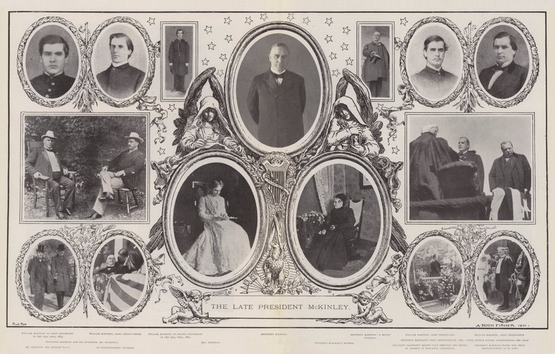 A néhai McKinley elnök alkotó: Alfred Hugh Fisher