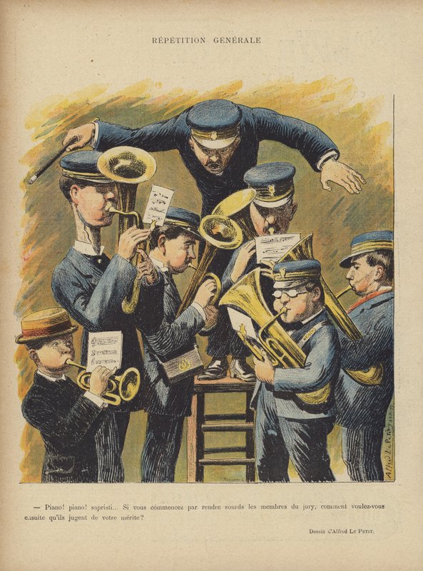 Illusztráció Le Rire alkotó: Alfred Le Petit
