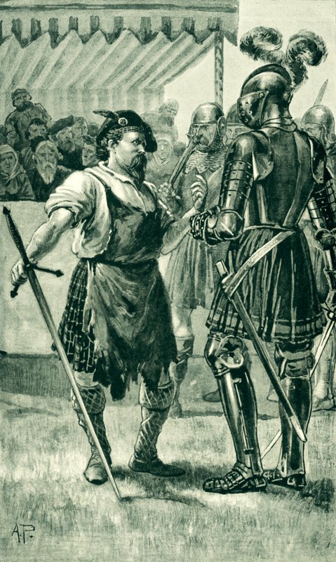 A fegyverforgató felajánlja szolgálatait a harcban... alkotó: Alfred Pearse