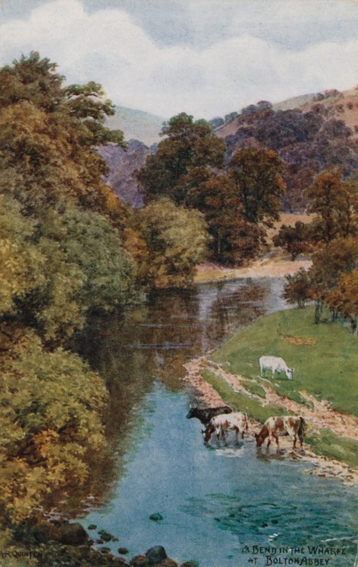 A Wharfe kanyarulat a Bolton apátságnál alkotó: Alfred Robert Quinton