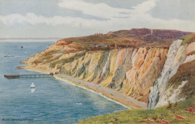 Alum Bay, én, Wight alkotó: Alfred Robert Quinton