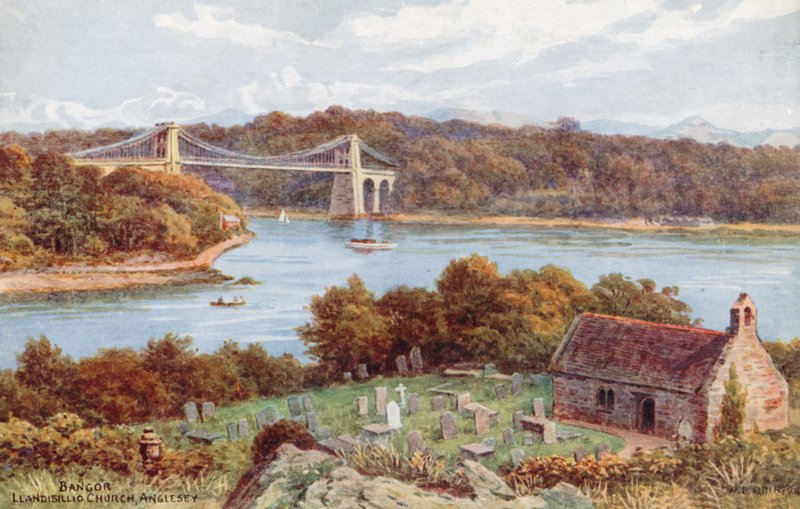 Bangor, Llandisillio templom, Anglesey alkotó: Alfred Robert Quinton