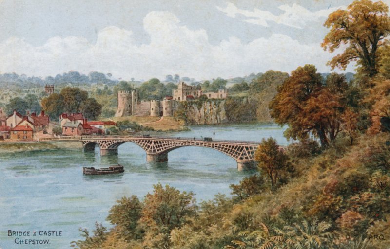 Híd és kastély, Chepstow alkotó: Alfred Robert Quinton