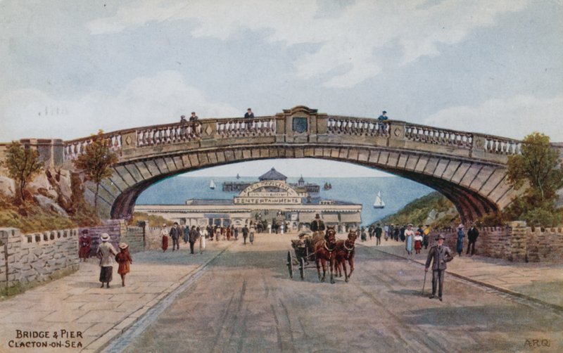 Bridge und Pier, Clacton-on-Sea alkotó: Alfred Robert Quinton