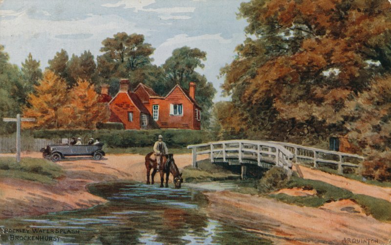 Brockley Water Splash, Brockenhurst alkotó: Alfred Robert Quinton