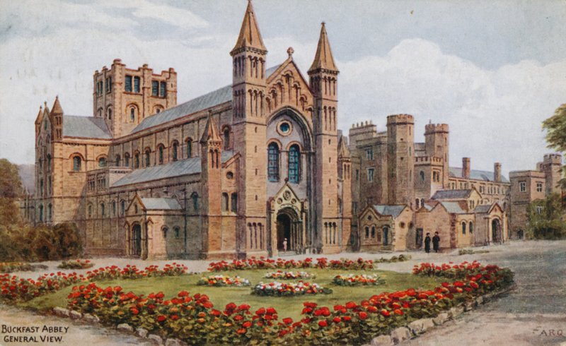 Buckfast Abbey (színes litó) alkotó: Alfred Robert Quinton