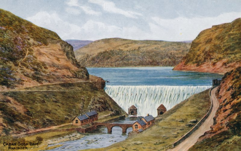 Caban Goch gát, Rhayader alkotó: Alfred Robert Quinton
