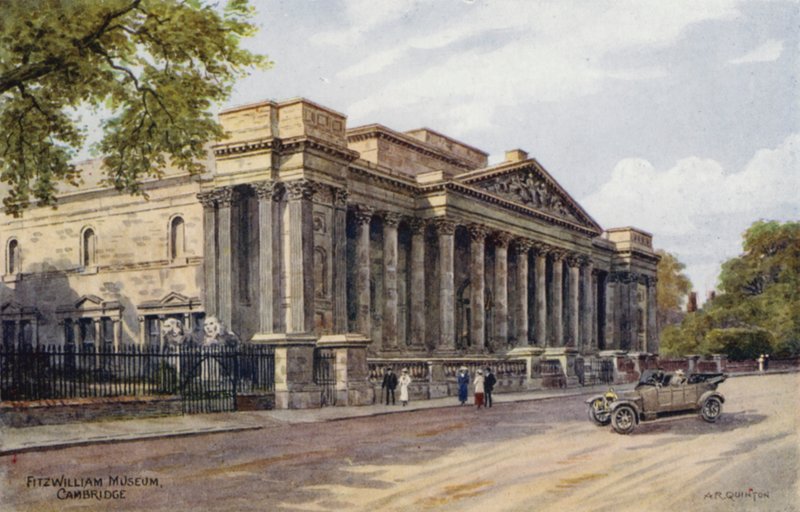 Cambridge: Fitzwilliam Múzeum (színes litho) alkotó: Alfred Robert Quinton