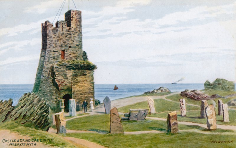 Castle und Druidical Circle, Aberystwyth alkotó: Alfred Robert Quinton