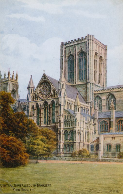 Central Tower és South Transept, York Minster alkotó: Alfred Robert Quinton