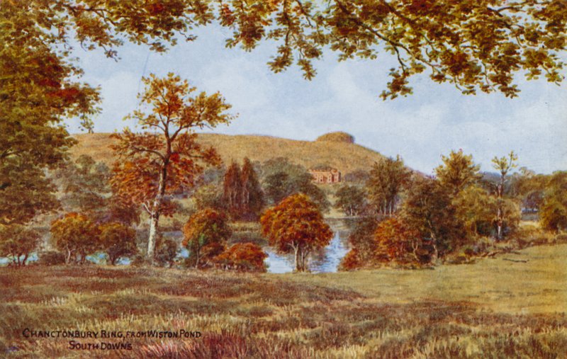 Chanctonbury Ring, Wiston Pondból, South Downsból alkotó: Alfred Robert Quinton