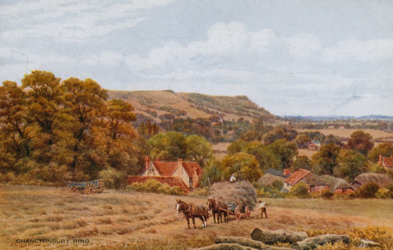Chanctonbury Ring Worthing közelében alkotó: Alfred Robert Quinton