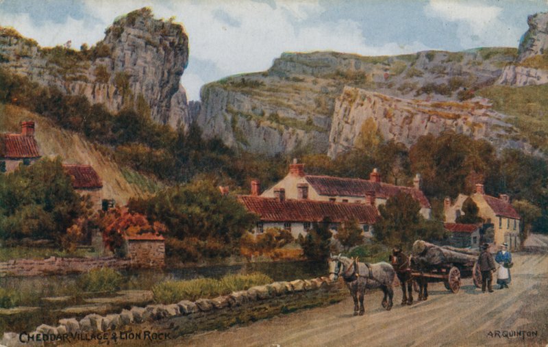 Cheddar Village és Lion Rock alkotó: Alfred Robert Quinton