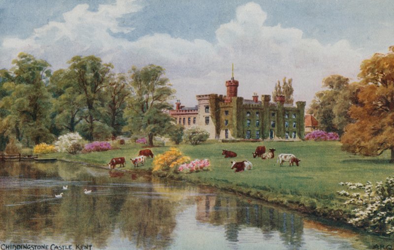 Chiddingstone kastély, Kent alkotó: Alfred Robert Quinton