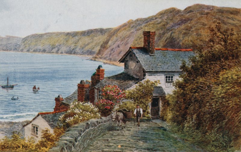 Clovelly Bay alkotó: Alfred Robert Quinton