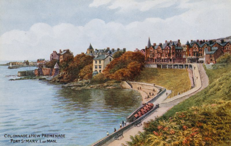 Colonnade és New Promenade, Port St Mary I of Man alkotó: Alfred Robert Quinton