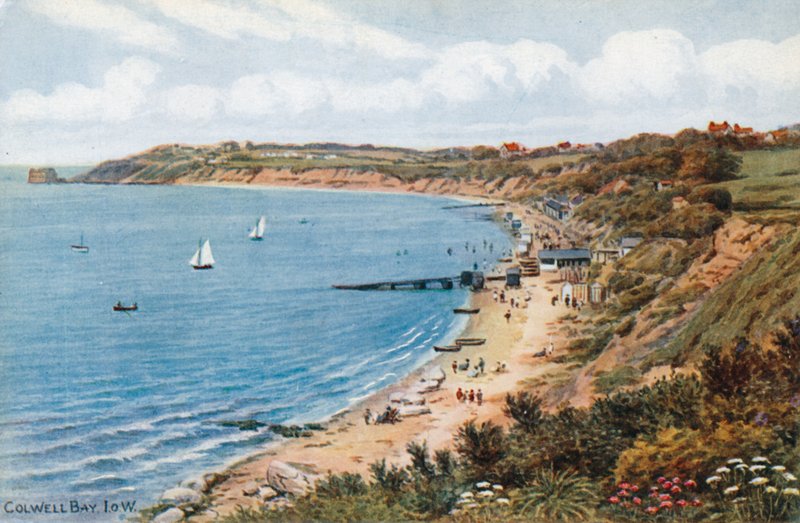Colwell Bay, I O W alkotó: Alfred Robert Quinton