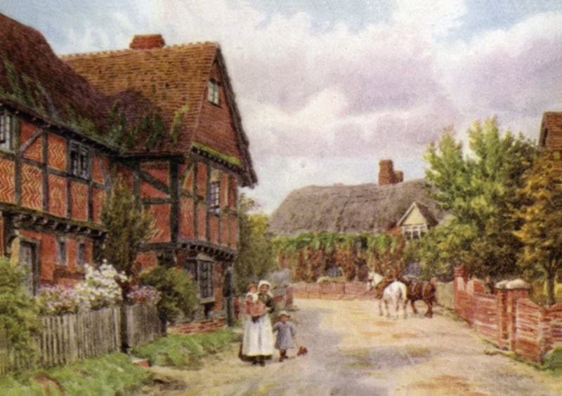 Víkendházak, East Hagbourne alkotó: Alfred Robert Quinton