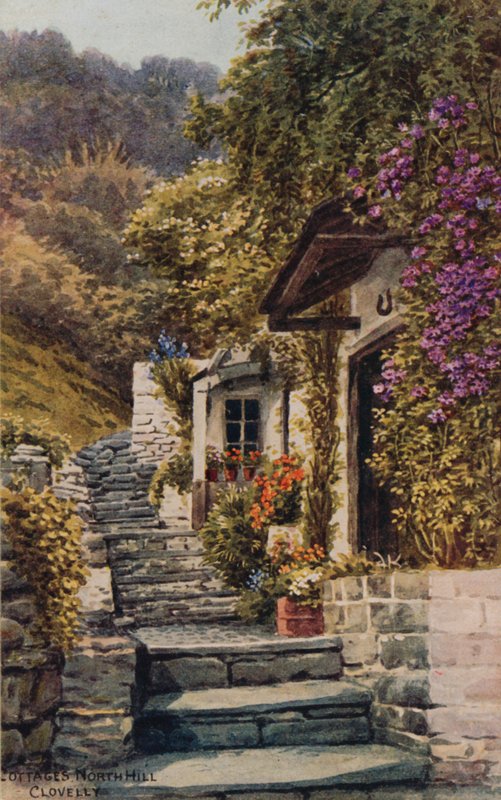 Víkendházak, North Hill, Clovelly alkotó: Alfred Robert Quinton