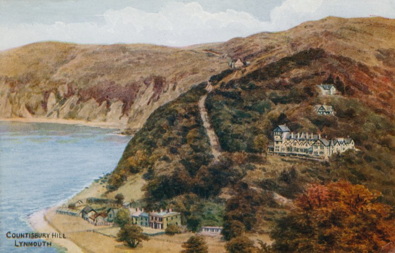 Countisbury Hill, Lynmouth alkotó: Alfred Robert Quinton