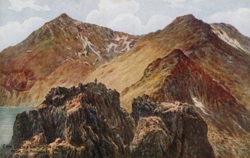 Crib Goch és Snowdon, a Pinnacles-ből alkotó: Alfred Robert Quinton
