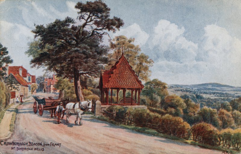 Crowborough Beacon Frant, Tunbridge Wells felől alkotó: Alfred Robert Quinton