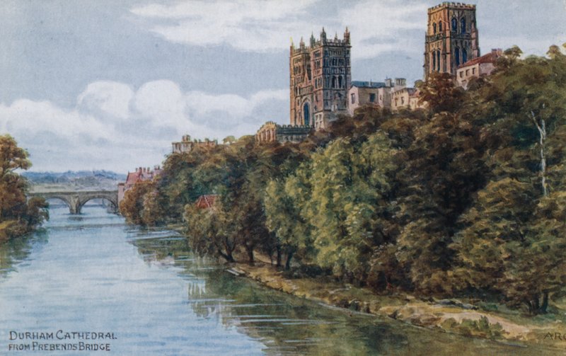 Durham katedrális, a Prebends hídról alkotó: Alfred Robert Quinton