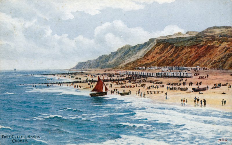 East Cliff und Sands, Cromer alkotó: Alfred Robert Quinton