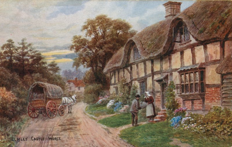 Elmley kastély, Worcestershire alkotó: Alfred Robert Quinton