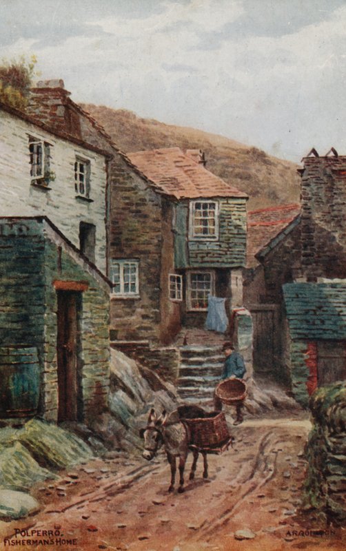 Halászotthon, Polperro alkotó: Alfred Robert Quinton
