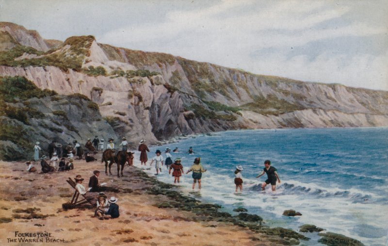 Folkestone, The Warren Beach alkotó: Alfred Robert Quinton